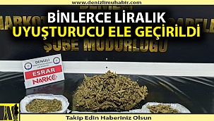 Denizli'de uyuşturucu operasyonu