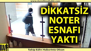 Denizli'deki dikkatsiz noter Bursa'da ki esnafı yaktı