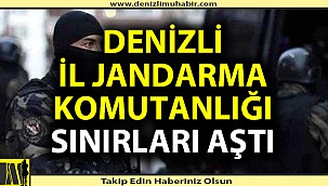 Denizli İl Jandarma Komutanlığı'ndan Konya'da kaçakçı operasyonu