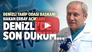 Denizli Tabipler Odası Başkanı Prof. Hakan Erbay'dan kritik açıklamalar (GÖRÜNTÜLÜ)