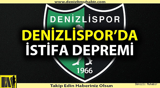 Denizlispor'da 3 yönetici istifa etti