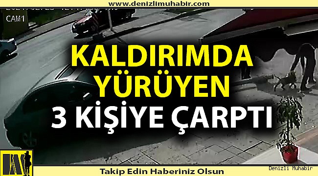 Kadın sürücü 3 kişiye çarptı, birini ezdi