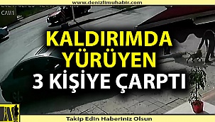 Kadın sürücü 3 kişiye çarptı, birini ezdi