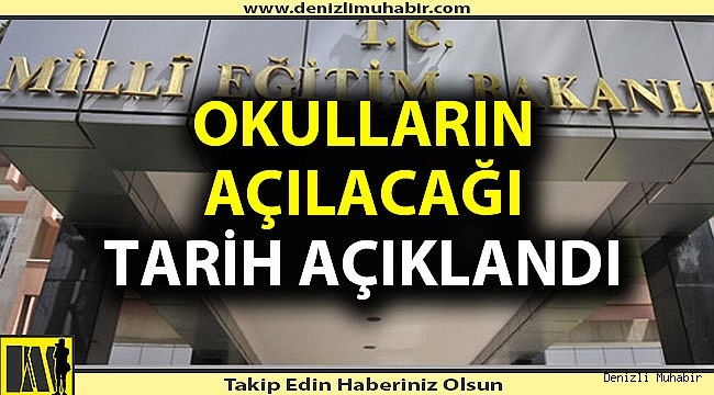 MEB'den önemli yüz yüze eğitim açıklaması!