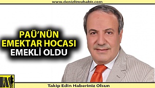 Necmi Özdemir PAÜ’den Emekliye Ayrıldı
