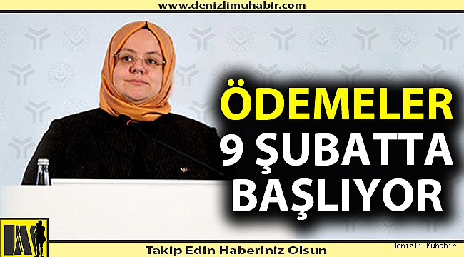 Ödemeler 9 Şubat'ta yapılacak!