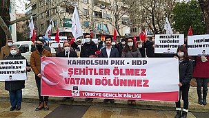 TÜRKİYE GENÇLİK BİRLİĞİ’NDEN ŞEHİTLERİMİZE SAYGI DURUŞU