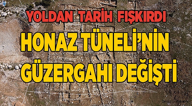 2 bin yıllık yerleşim, tünel güzergahını değiştirdi
