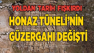 2 bin yıllık yerleşim, tünel güzergahını değiştirdi