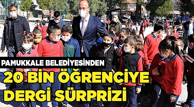 20 bin öğrenciye dergi sürprizi