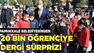 20 bin öğrenciye dergi sürprizi