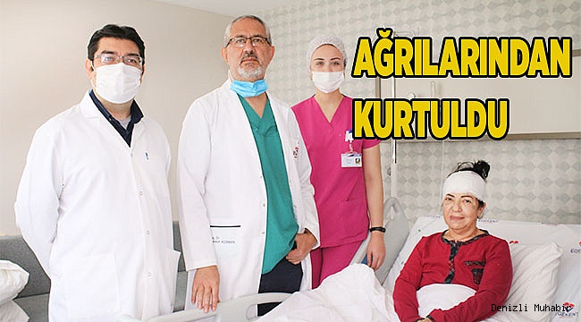 3 yıldır çektiği ‘delirten ağrılardan’ kurtuldu
