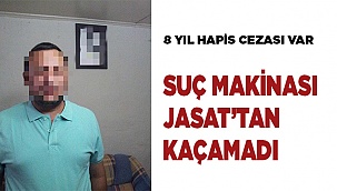 8 yıl hapisle aranan 17 sabıkası olan zanlı JASAT'tan kaçamadı