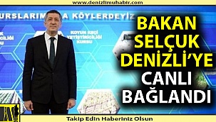 Bakan Selçuk ilk kez açılan kursa canlı olarak bağlandı