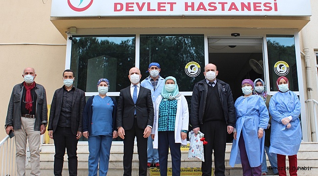Başkan Özbaş, sağlık kahramanlarına ilçe halkı adına teşekkür etti