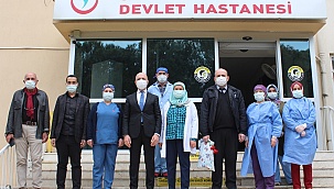 Başkan Özbaş, sağlık kahramanlarına ilçe halkı adına teşekkür etti