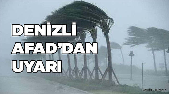 Bu akşam rüzgara dikkat!