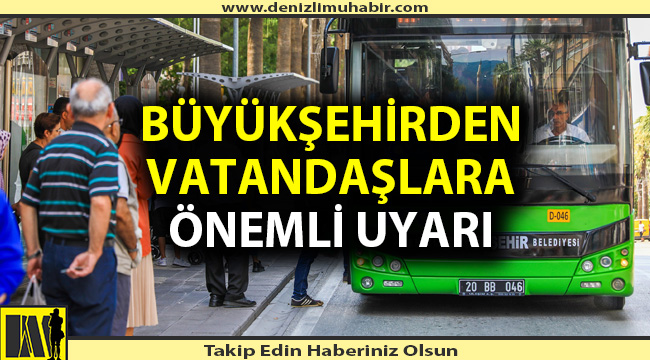 Büyükşehir Belediyesi sokağa çıkma kısıtlaması sona eren vatandaşları uyardı