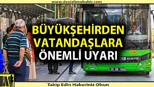 Büyükşehir Belediyesi sokağa çıkma kısıtlaması sona eren vatandaşları uyardı