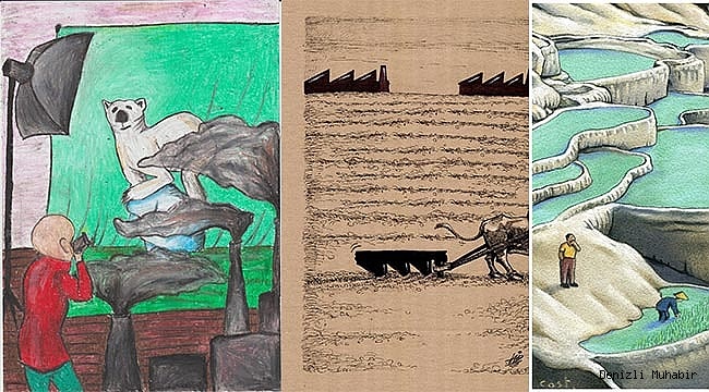 Büyükşehir'in uluslararası karikatür yarışmasına yoğun ilgi