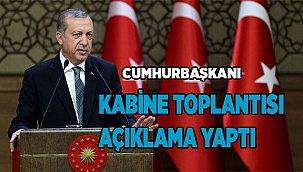 Cumhurbaşkanı Erdoğan'dan önemli açıklamalar!