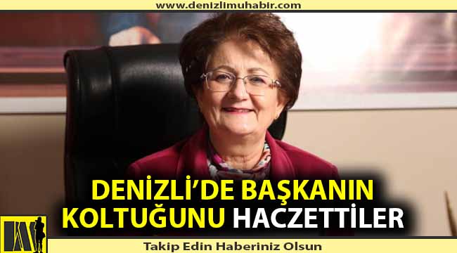 Denizli'de başkanın koltuğunu ve makam aracını haczettiler