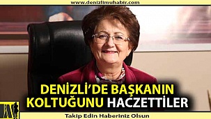 Denizli'de başkanın koltuğunu ve makam aracını haczettiler
