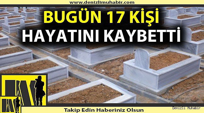 Denizli'de defnedilenler (03/03/2021)