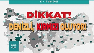 Denizli'de vaka sayısı arttı