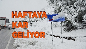 Denizli'ye haftaya kar geliyor