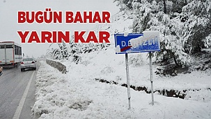 Denizli'ye kar geliyor
