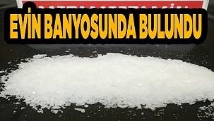 Evlerinin banyo tavanında gizledikleri zehir ile yakalandılar