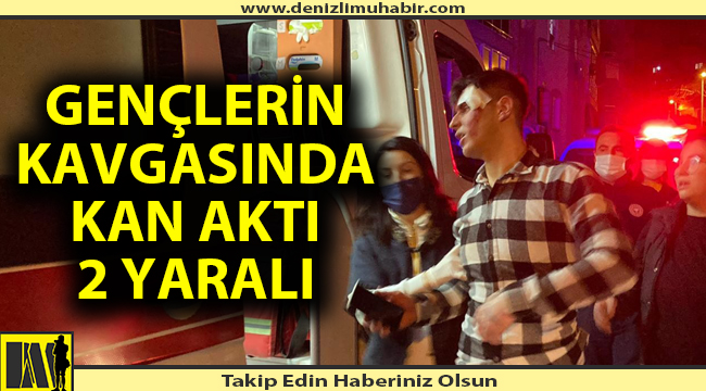 Gençlerin bıçaklı sopalı kavgasında kan aktı; 2 yaralı