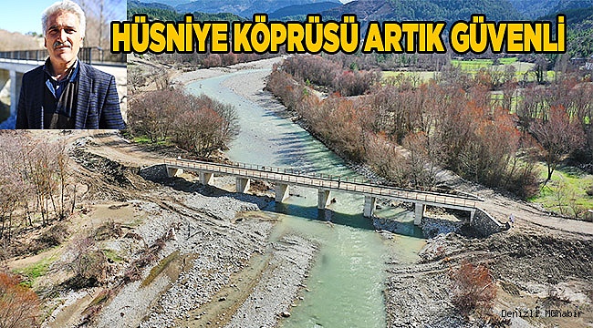 Hüsniye Köprüsü artık güvenli