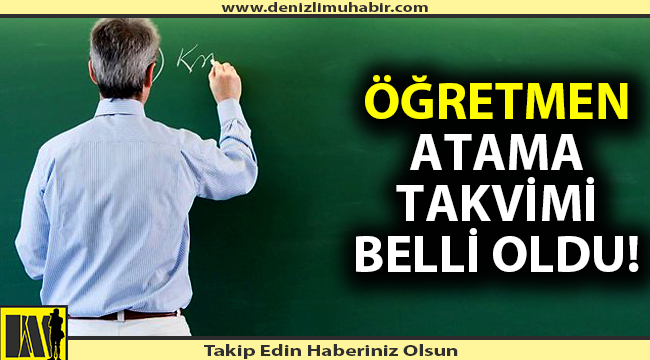 Öğretmen adaylarına müjde! Atama takvimi açıklandı