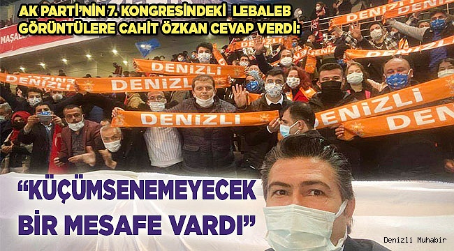 ÖZKAN: “İL KONGRELERİ ARTIŞA SEBEP OLMADI”