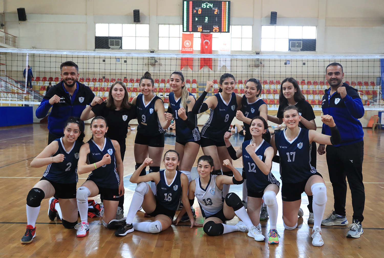 PAMUKKALE BELEDİYESPOR KADIN VOLEYBOL TAKIMI SEZONU 4. SIRADA TAMAMLADI