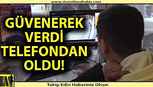 Saniyeler içinde telefonunu çaldırdı!