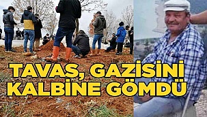 Tavas Kıbrıs gazisini bağrına gömdü