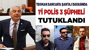 Teoman Sancar'a şantaj davasında 1'i polis 3 şüpheli tutuklandı