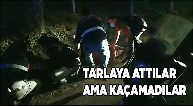 Zehir tacirleri bir poşet uyuşturucu ile yakalandı
