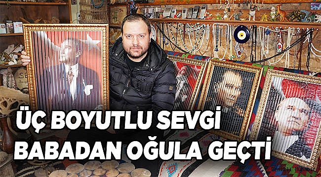 34 yıl babasının yaşattığı üç boyutlu resim sevgisini ikinci nesle taşıdı