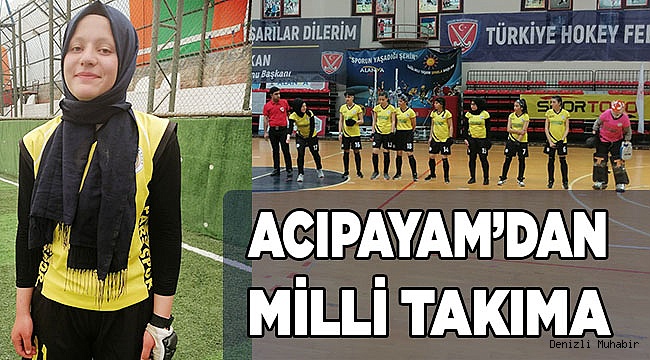 Acıpayamlı hokeyci genç kıza milli davet
