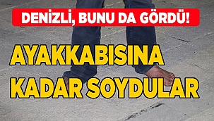 Ayakkabısına kadar gasp edildi, 1 kilometre boyunca yardım eli aradı