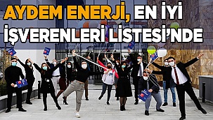 Aydem Enerji, En İyi İşverenleri Listesi’nde
