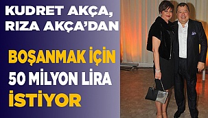 Aylık 200 bin lira nafaka talep etti