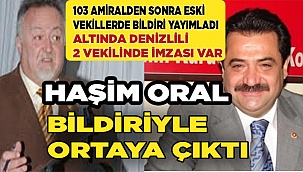 Bir bildiri de eski milletvekillerinden