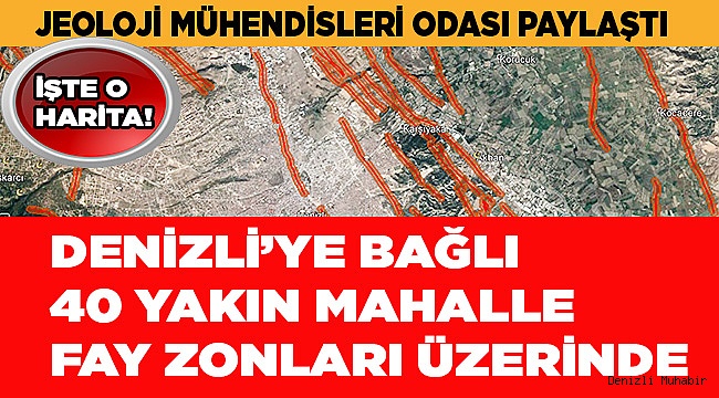 Birçok ilçe ve mahalle tehlike altında