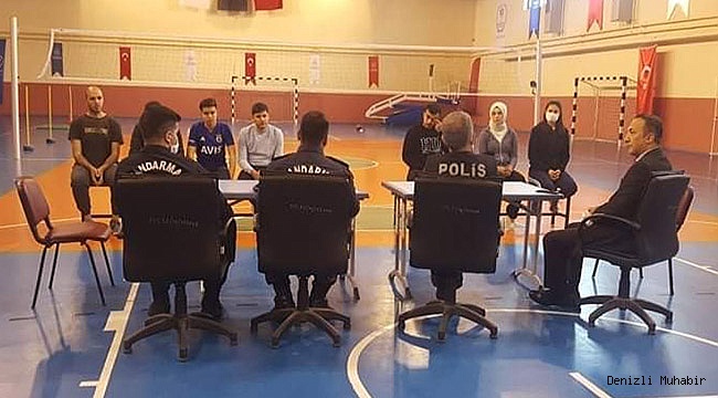 Çal'da polis olmak isteyen gençlere ücretsiz parkur