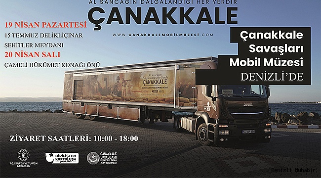 Çanakkale Mobil Müzesi, Çanakkale ruhunu Denizli’ye getiriyor